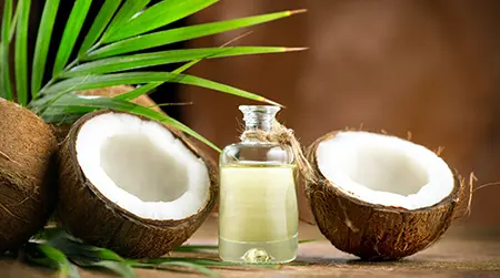 Coconut Oil: Keeps skin soft and less irritated.