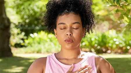 Deep Breathing: Practise slow breathing to calm the mind and reduce pain.