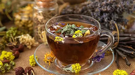 Herbal Tea: Helps calm the stomach and reduce bloating naturally.