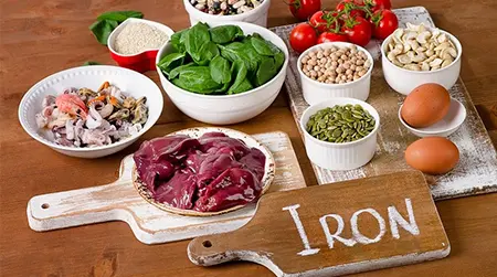 Iron Intake: Include iron-rich foods to prevent weakness and fatigue.
