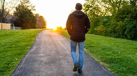 Light Walking: Slow walking improves blood flow and reduces stiffness.