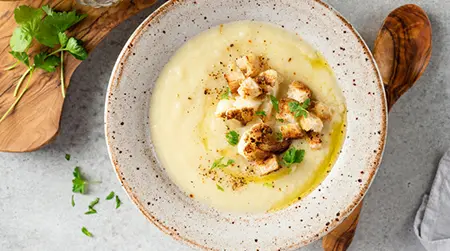 Soft Foods: Eat soft foods to avoid throat pain.